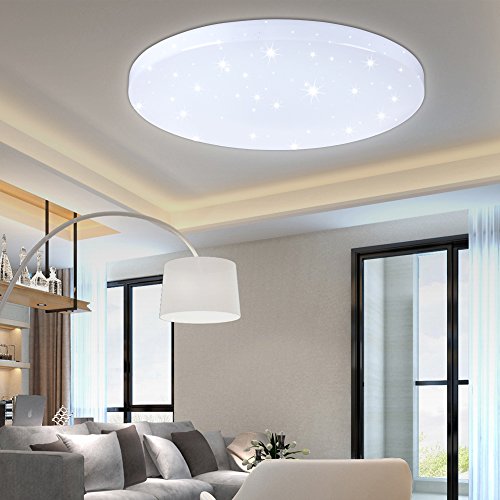 Hg 16w Led Deckenleuchte Deckenlampe Weiss Wandlampe Rund
